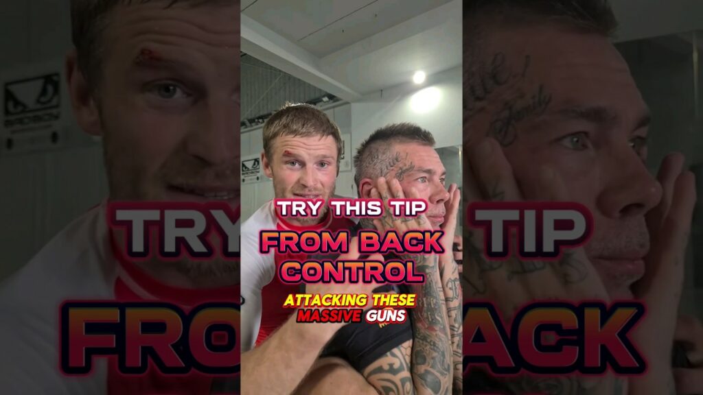 Try this tip when you have the back and they're being really defensive! #jiujitsu #bjj