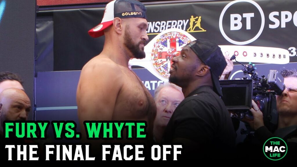 Tyson Fury vs. Dillian Whyte Final Face Off ahead of Wembley clash