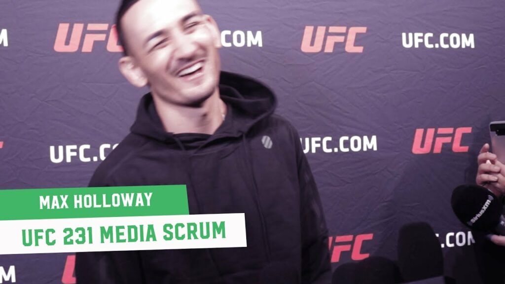 UFC 231: Max Holloway Open Workout Media Scrum