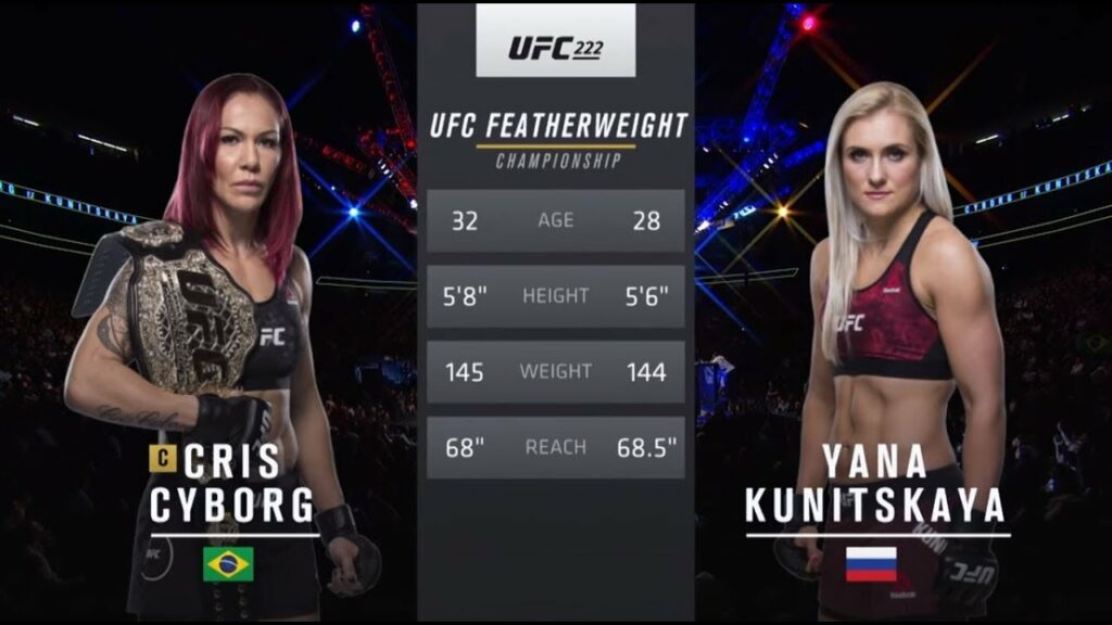 UFC 232 Free Fight: Cris Cyborg vs Yana Kunitskaya