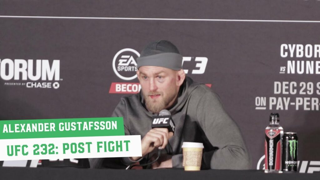 UFC 232 Post-Fight Press Conference: Alexander Gustafsson