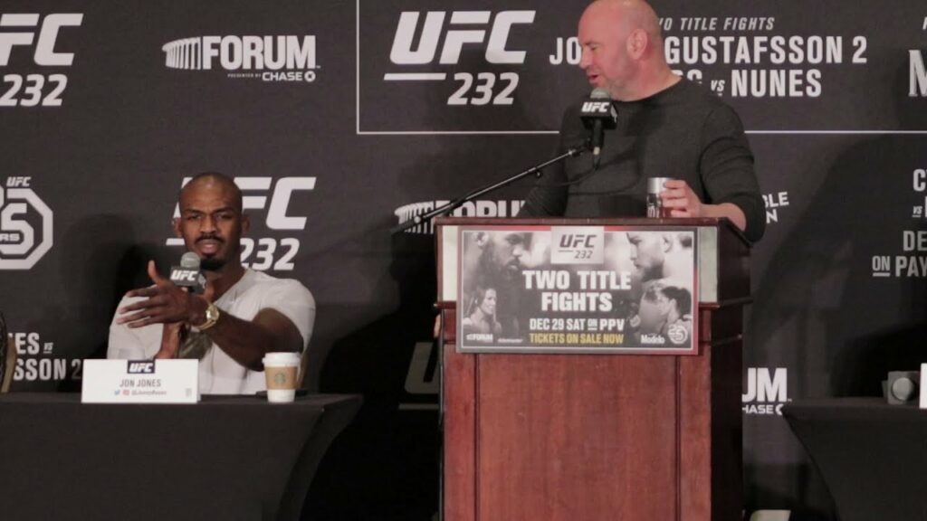 UFC 232 Press Conference: Jon Jones Irritated by Journalist's Questions