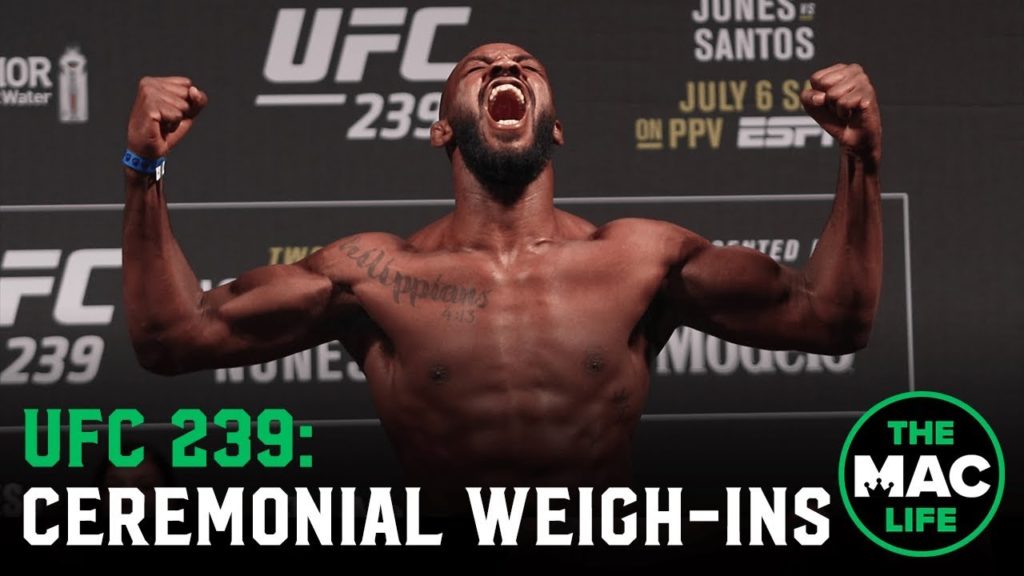 UFC 239 Ceremonial Weigh-Ins: Main Card