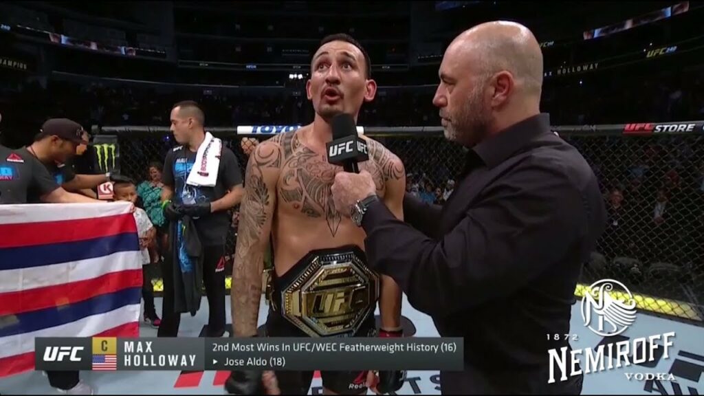 UFC 240: Max Holloway and Frankie Edgar Octagon Interviews