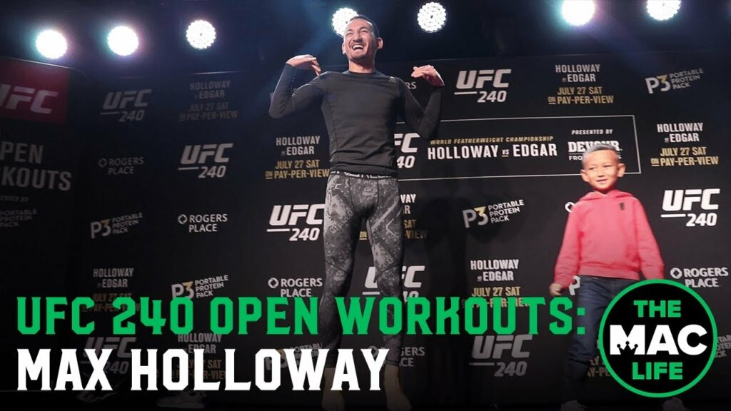 UFC 240 Open Workouts: "Mini Blessed" Steals Max Holloway's Shine