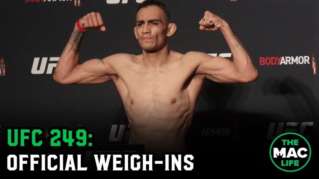 UFC 249 Official Weigh-Ins: Main Card