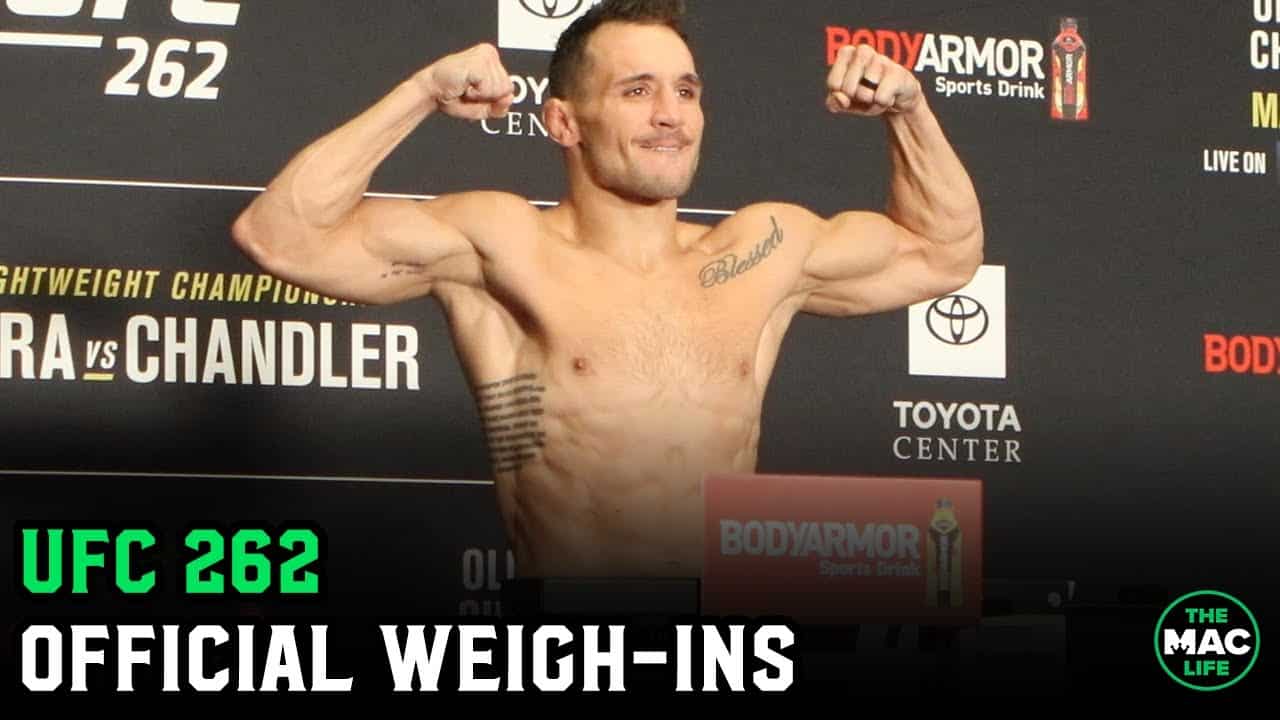 UFC 262: Official Weigh-Ins Main Card | jitseasy