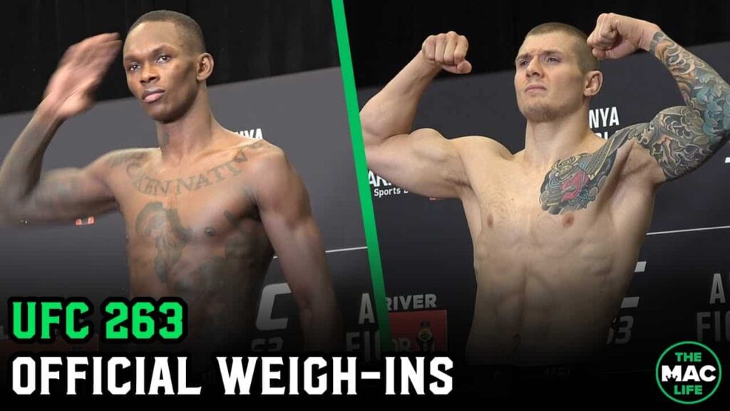 UFC 263 Official Weigh-Ins: Main Card