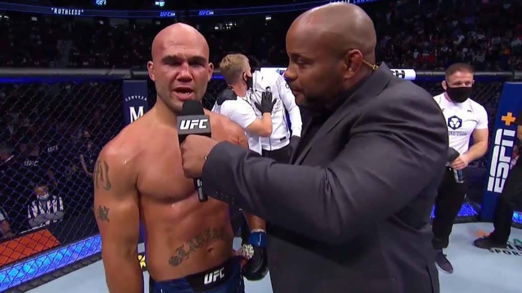 UFC 266: Robbie Lawler Octagon Interview