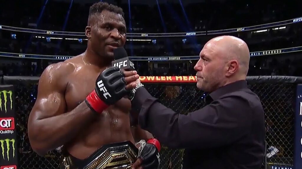 UFC 270: Francis Ngannou Octagon Interview