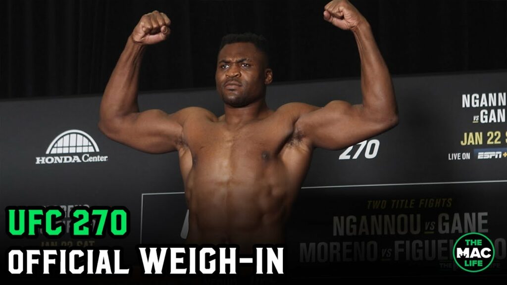 UFC 270 Official Weigh-Ins: Main Card