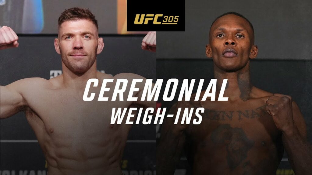 UFC 305: Ceremonial Weigh-In