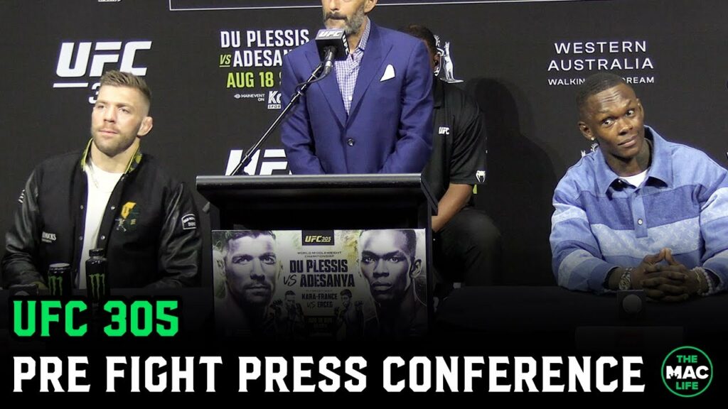 UFC 305: Press Conference (Full) - “I’m coming for your head” Israel Adesanya vs Dricus Du Plessis