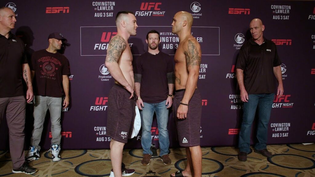 UFC Newark: Weigh-in Faceoffs