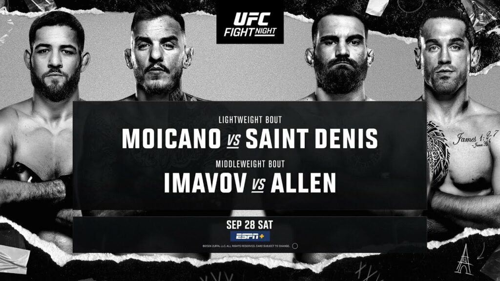 UFC Paris: Moicano vs Saint-Denis - September 28th | Fight Promo