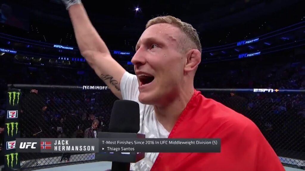 UFC Philadelphia: Jack Hermansson Octagon Interview