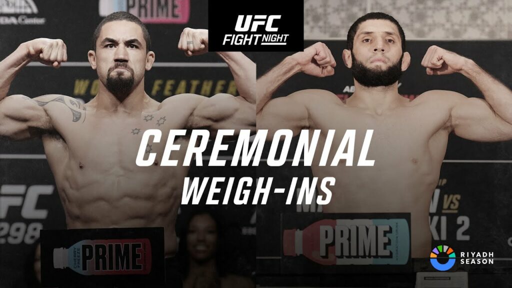 UFC Saudi Arabia: Ceremonial Weigh-In