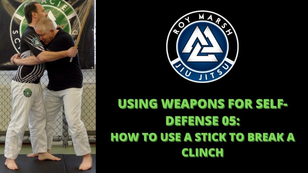 Using Weapons for Self Defense 5 | Using a Stick to Break a Clinch