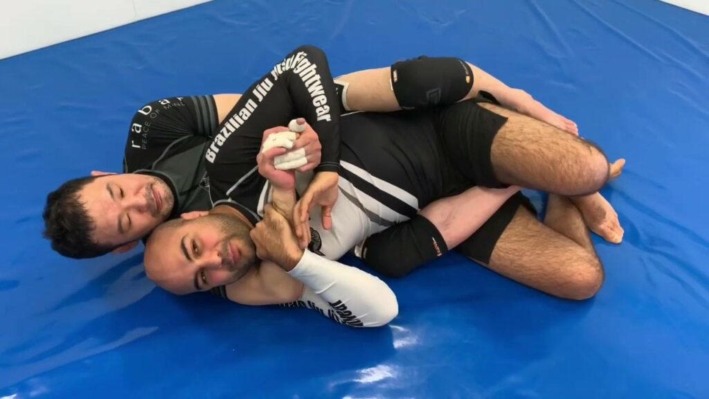 Using the Wristlock to get the Rear Naked Choke by Kazushi Sakuraba