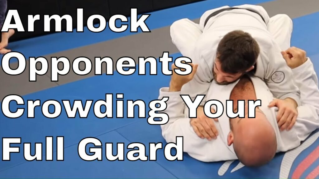 Versatile BJJ Armlock to Counter Opponents Who Crowd Your Full Guard