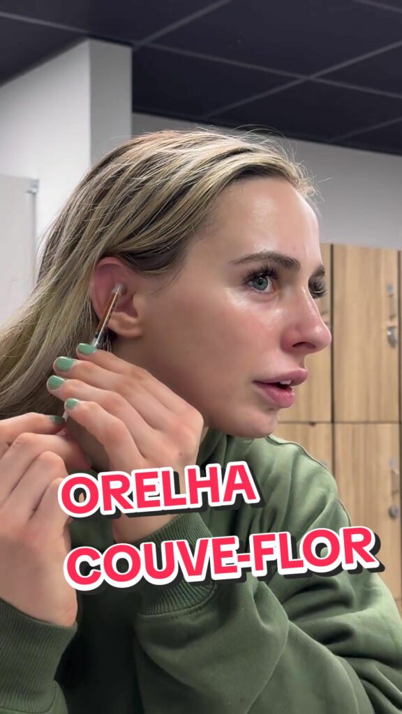 Você já precisou drenar a orelha ? -  Have you ever needed to drain your ear?