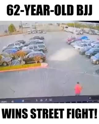 WARNING: 62-Year-Old BJJ Student Gets in Street Fight!