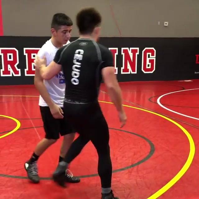 and Olympic Champ, Henry Cejudo, keeping your wrestling sharp. Nice level change